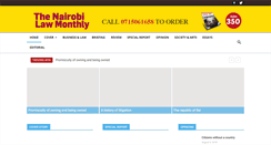 Desktop Screenshot of nairobilawmonthly.com