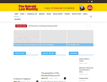 Tablet Screenshot of nairobilawmonthly.com